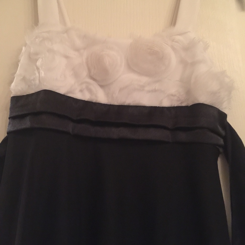 Ruby Rox Special Occasion Dress. Blk & Wht Large - Picture 3 of 4